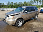 2007 Honda Pilot Lx Tan vin: 5FNYF28177B017058