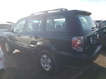 2007 Honda Pilot Lx Black vin: 5FNYF28187B040414