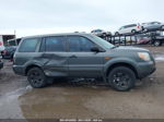 2007 Honda Pilot Lx Gray vin: 5FNYF28197B034671