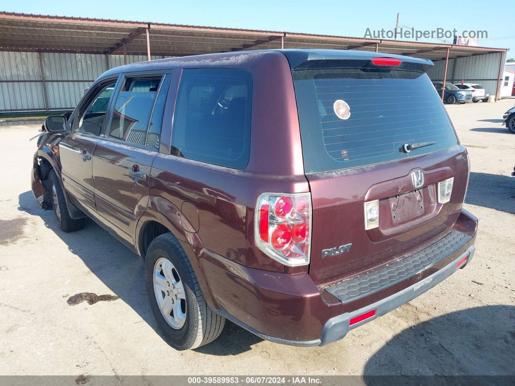 2007 Honda Pilot Lx Gray vin: 5FNYF281X7B002683