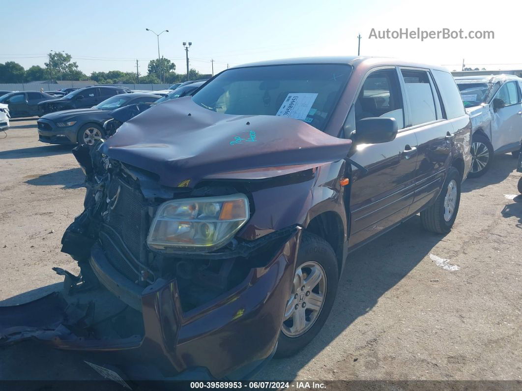 2007 Honda Pilot Lx Gray vin: 5FNYF281X7B002683