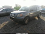 2007 Honda Pilot Lx Gray vin: 5FNYF281X7B017474