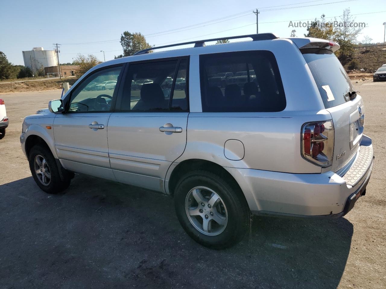 2007 Honda Pilot Ex Silver vin: 5FNYF28407B034407