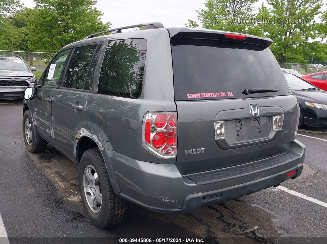 2007 Honda Pilot Ex Green vin: 5FNYF28417B024775