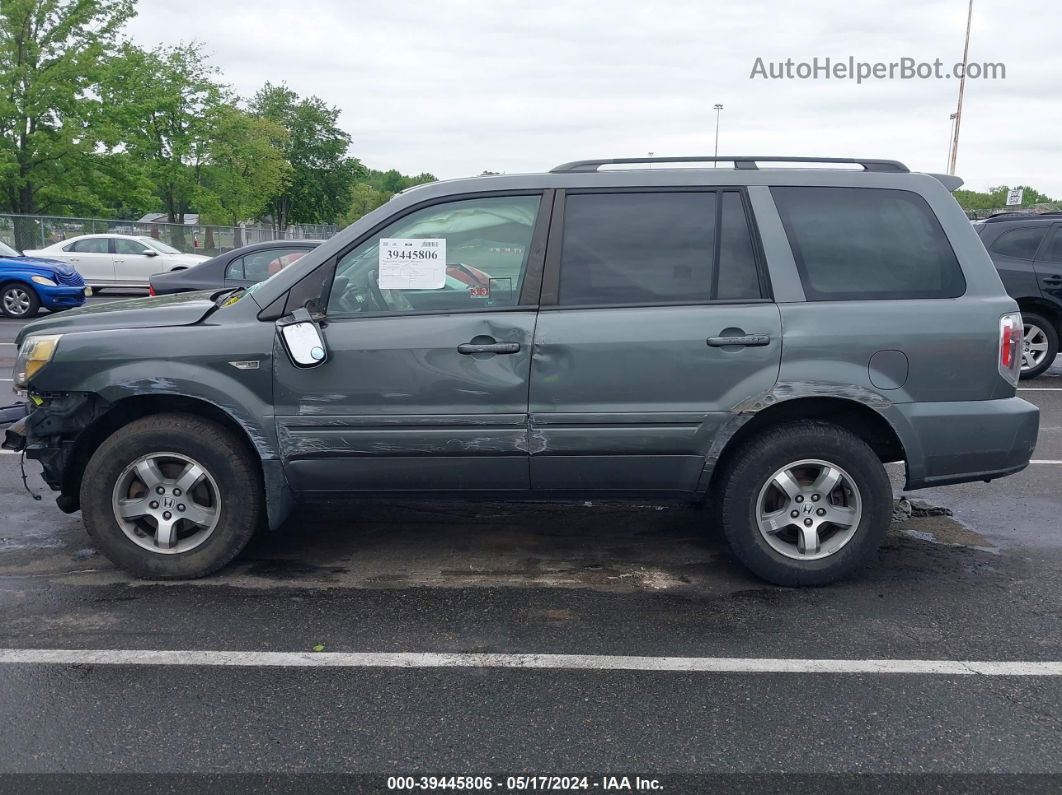 2007 Honda Pilot Ex Green vin: 5FNYF28417B024775