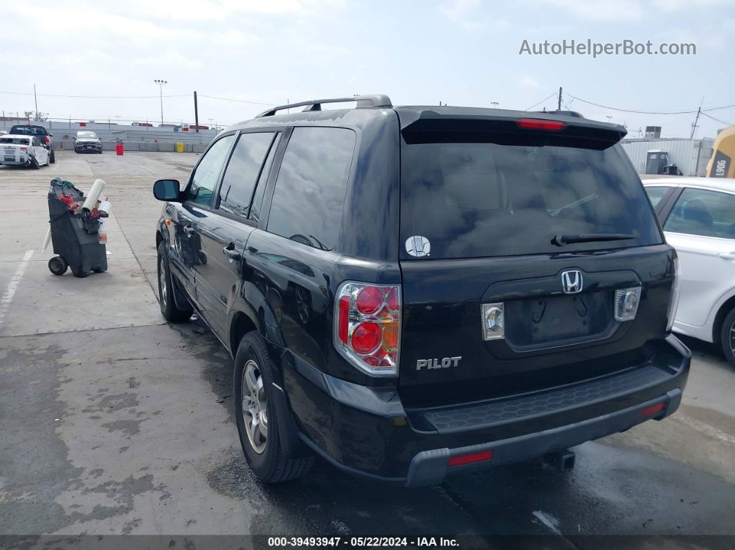 2007 Honda Pilot Ex Black vin: 5FNYF28427B024719