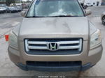 2007 Honda Pilot Ex Золотой vin: 5FNYF28437B001367