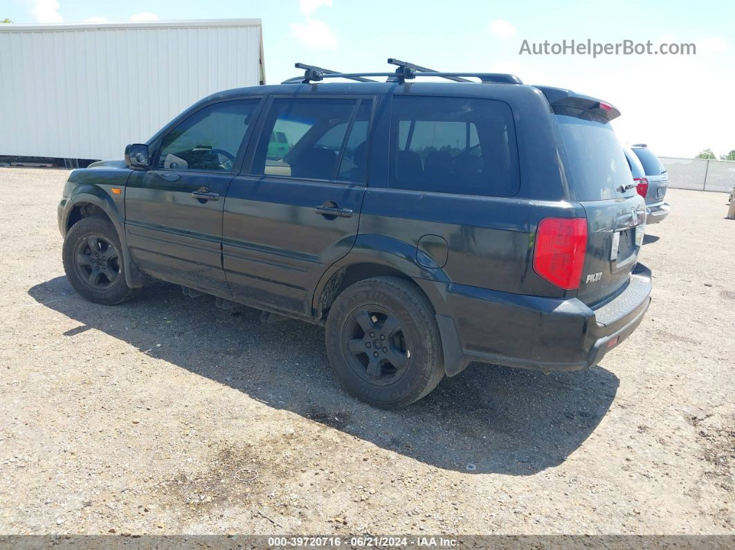 2007 Honda Pilot Ex Black vin: 5FNYF28437B026933