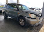 2007 Honda Pilot Ex Зеленый vin: 5FNYF28447B030893