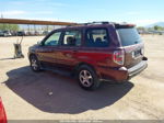 2007 Honda Pilot Ex Maroon vin: 5FNYF28467B016283