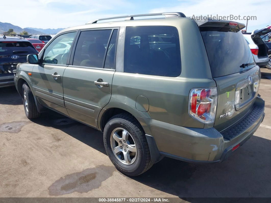 2007 Honda Pilot Ex Green vin: 5FNYF28467B020897