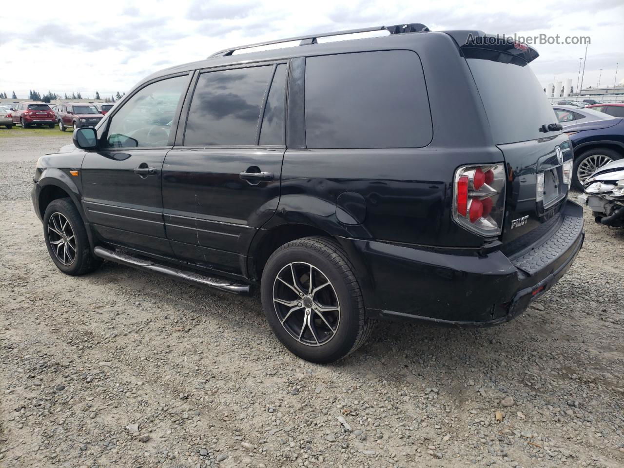 2007 Honda Pilot Ex Black vin: 5FNYF28467B028322