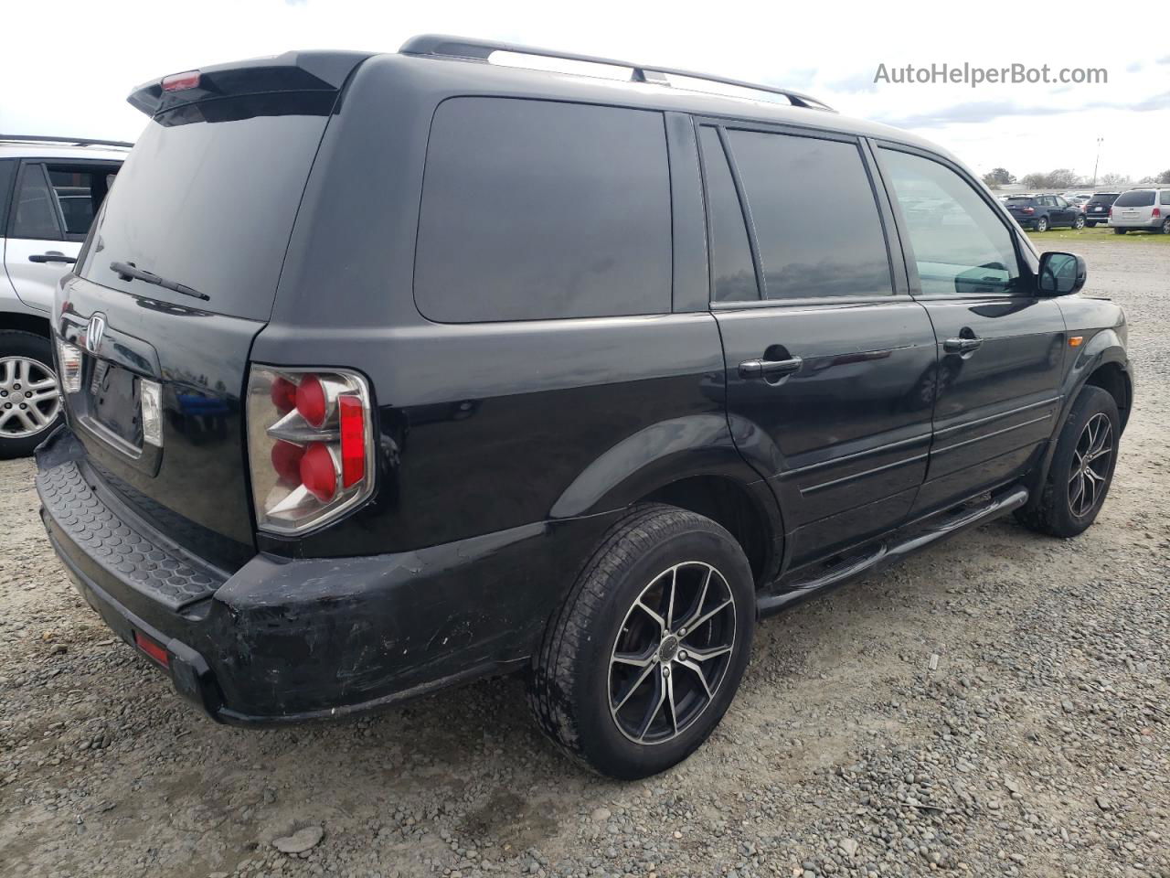 2007 Honda Pilot Ex Black vin: 5FNYF28467B028322