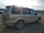 2007 Honda Pilot Ex Золотой vin: 5FNYF28477B001372