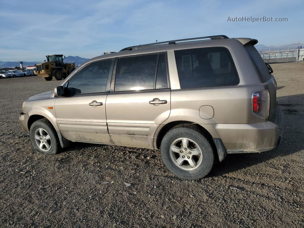 2007 Honda Pilot Ex Золотой vin: 5FNYF28477B001372