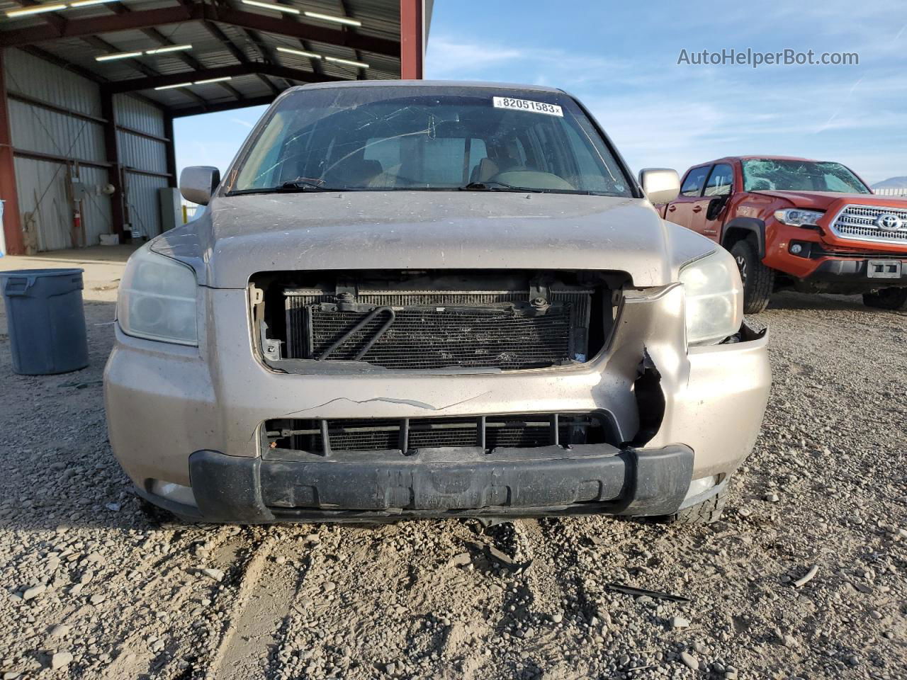 2007 Honda Pilot Ex Gold vin: 5FNYF28477B001372