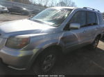 2007 Honda Pilot Ex Silver vin: 5FNYF28477B043640