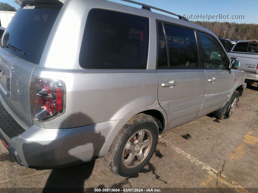 2007 Honda Pilot Ex Silver vin: 5FNYF28477B043640