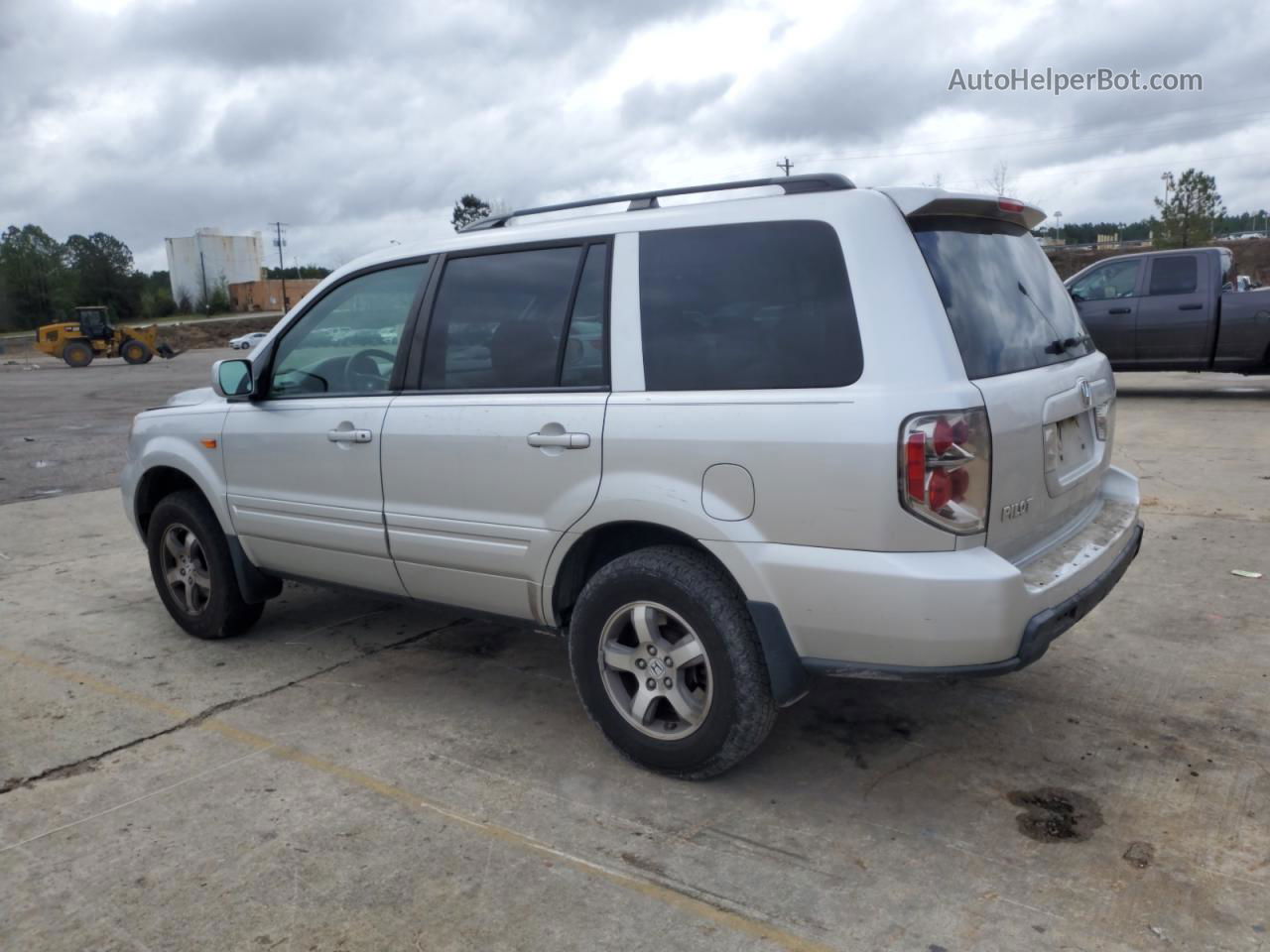 2007 Honda Pilot Ex Silver vin: 5FNYF28487B004264