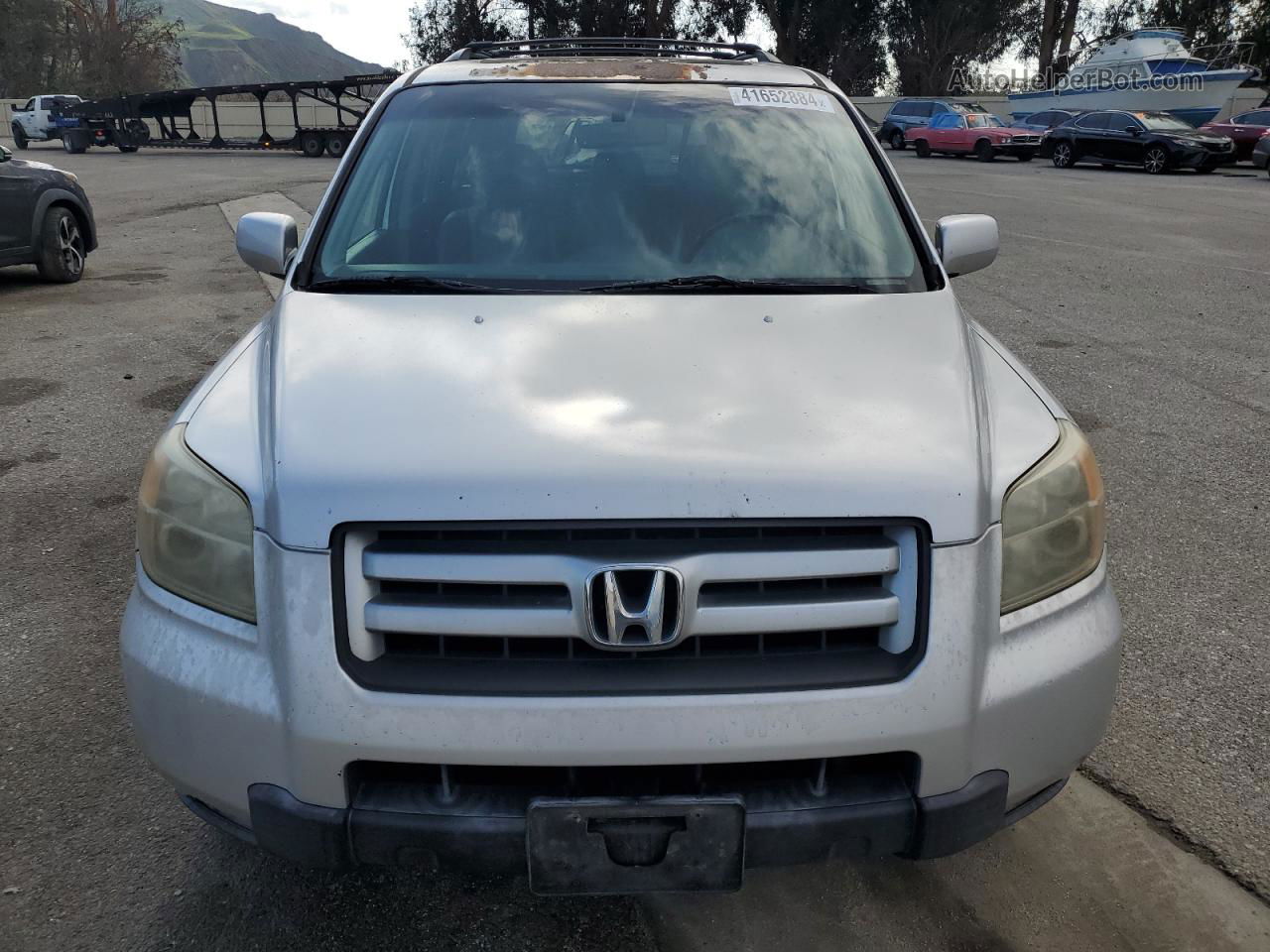 2007 Honda Pilot Exl Silver vin: 5FNYF28507B019253