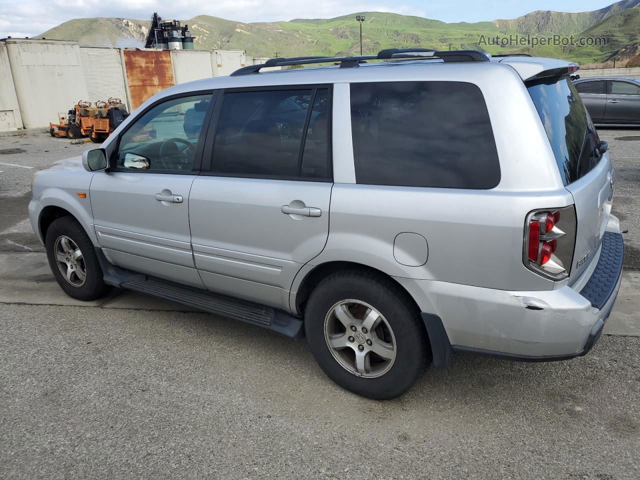 2007 Honda Pilot Exl Silver vin: 5FNYF28507B019253