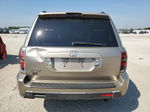 2007 Honda Pilot Exl Beige vin: 5FNYF28507B033640