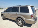 2007 Honda Pilot Exl Beige vin: 5FNYF28507B033640