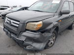 2007 Honda Pilot Ex-l Gray vin: 5FNYF28507B038272