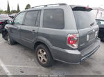 2007 Honda Pilot Ex-l Gray vin: 5FNYF28507B038272