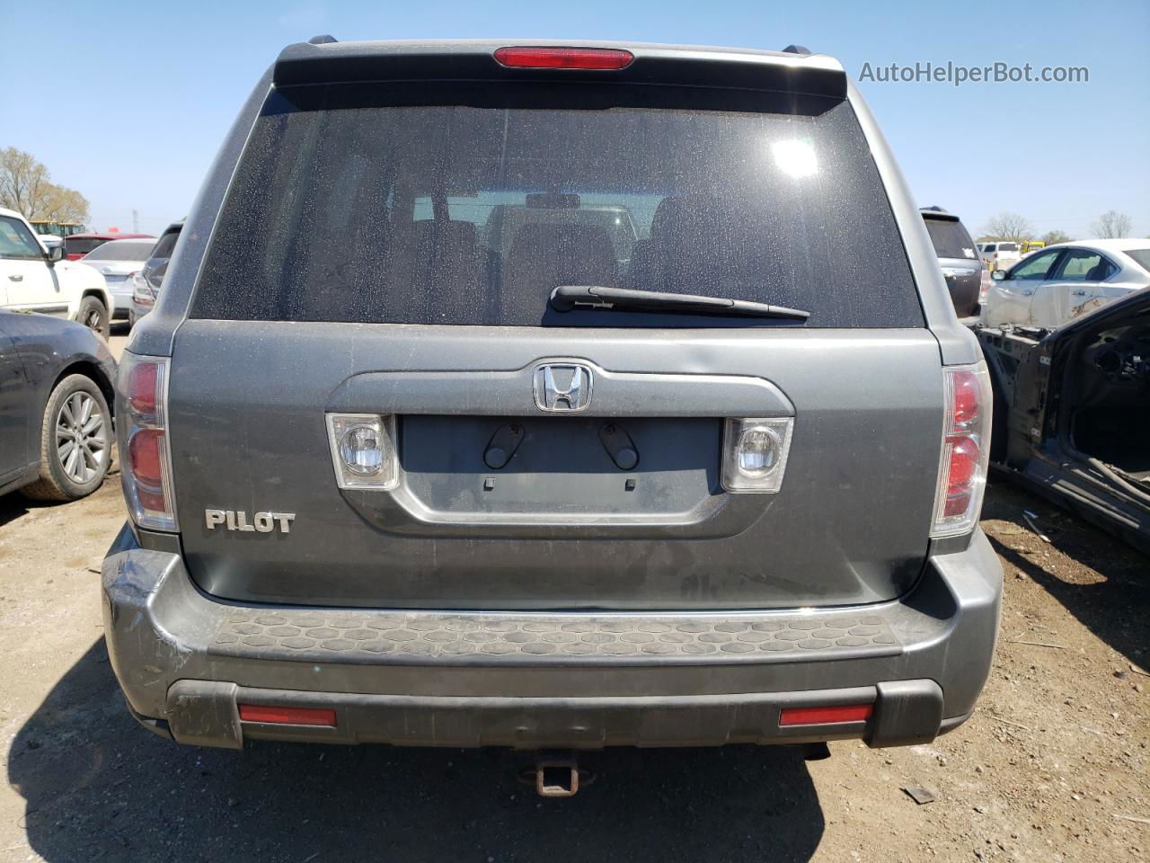 2007 Honda Pilot Exl Серый vin: 5FNYF28517B012151