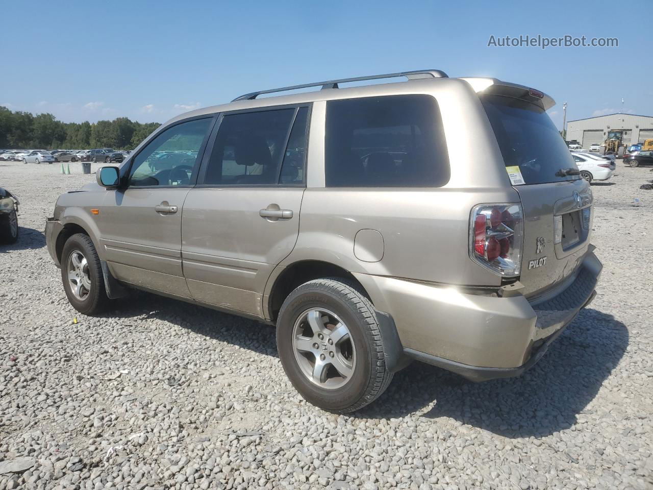 2007 Honda Pilot Exl Gold vin: 5FNYF28527B019853