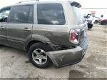 2007 Honda Pilot Ex-l Зеленый vin: 5FNYF28527B030304