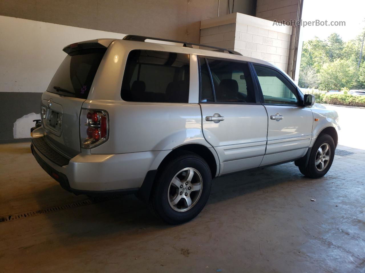 2007 Honda Pilot Exl Silver vin: 5FNYF28527B036412