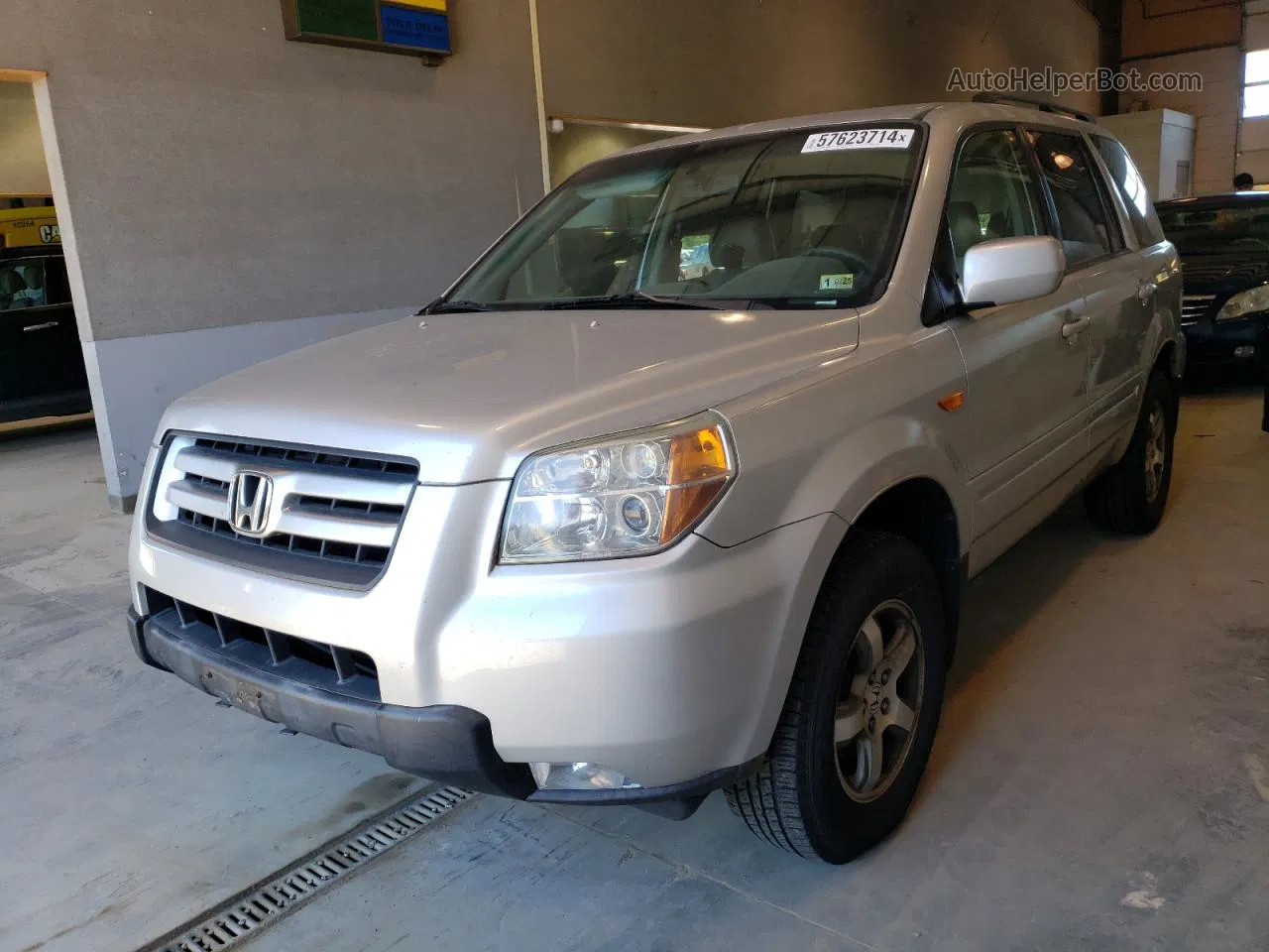 2007 Honda Pilot Exl Silver vin: 5FNYF28527B036412