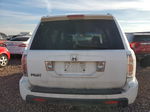 2007 Honda Pilot Exl White vin: 5FNYF28527B040721