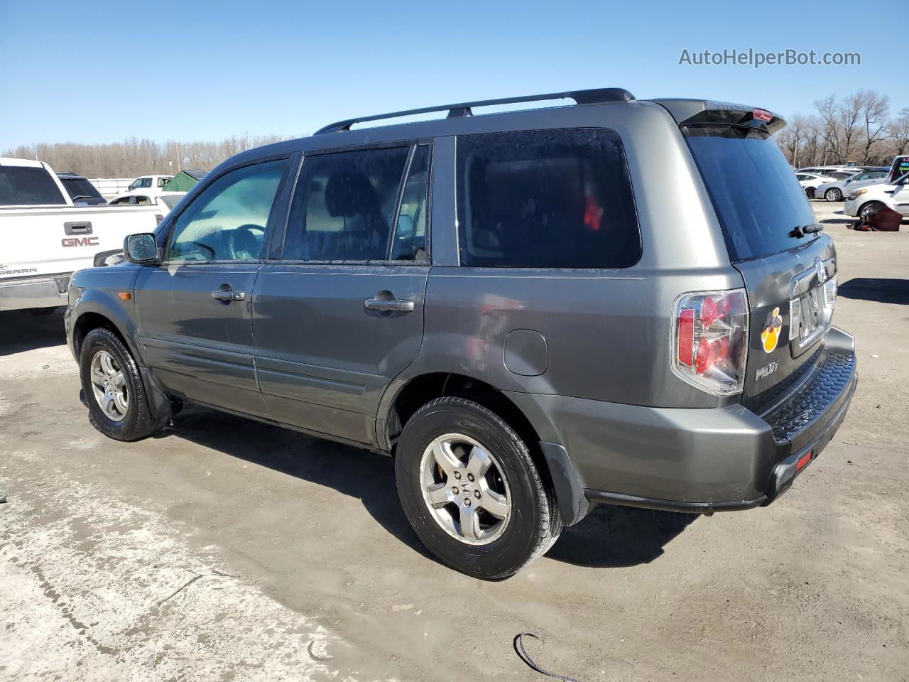 2007 Honda Pilot Exl Silver vin: 5FNYF28547B039800