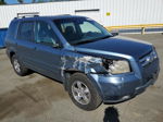 2007 Honda Pilot Exl Blue vin: 5FNYF28557B031897