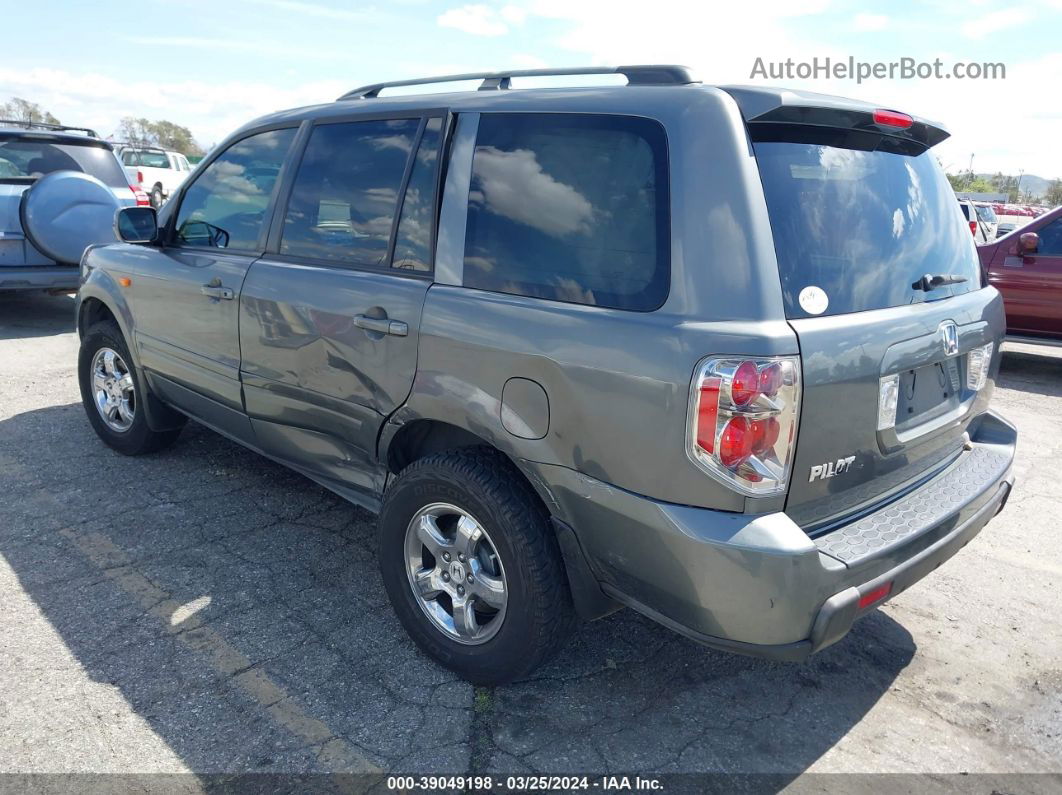 2007 Honda Pilot Ex-l Gray vin: 5FNYF28567B034792