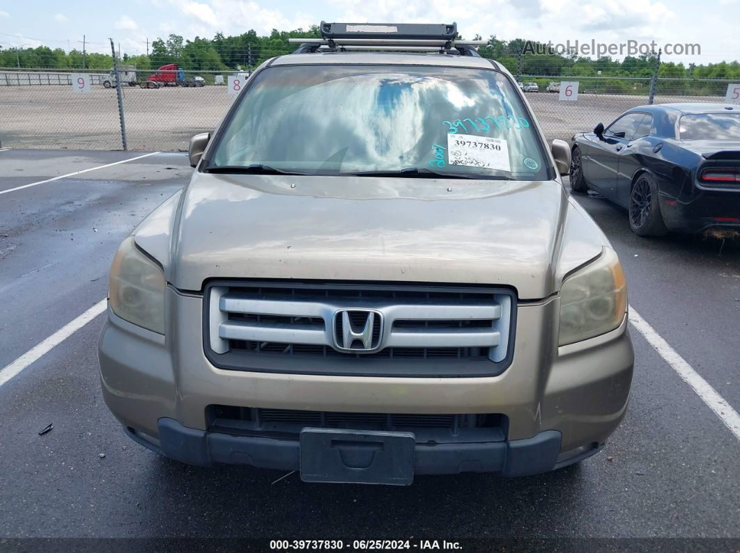 2007 Honda Pilot Ex-l Gold vin: 5FNYF28577B006130