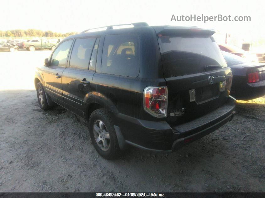 2007 Honda Pilot Ex-l Black vin: 5FNYF28577B039726