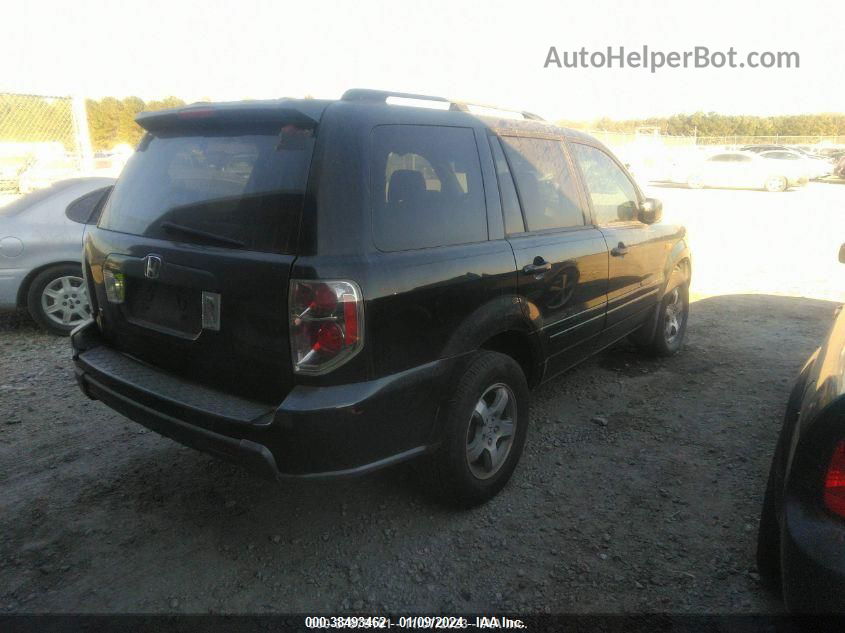 2007 Honda Pilot Ex-l Black vin: 5FNYF28577B039726