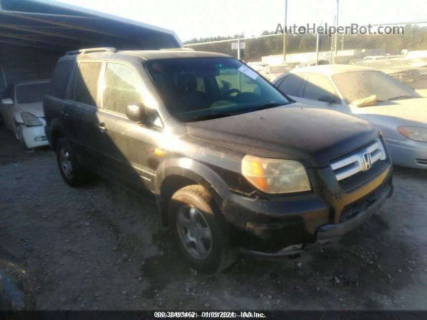 2007 Honda Pilot Ex-l Black vin: 5FNYF28577B039726