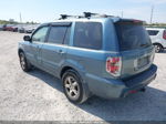 2007 Honda Pilot Ex-l Blue vin: 5FNYF28587B005150