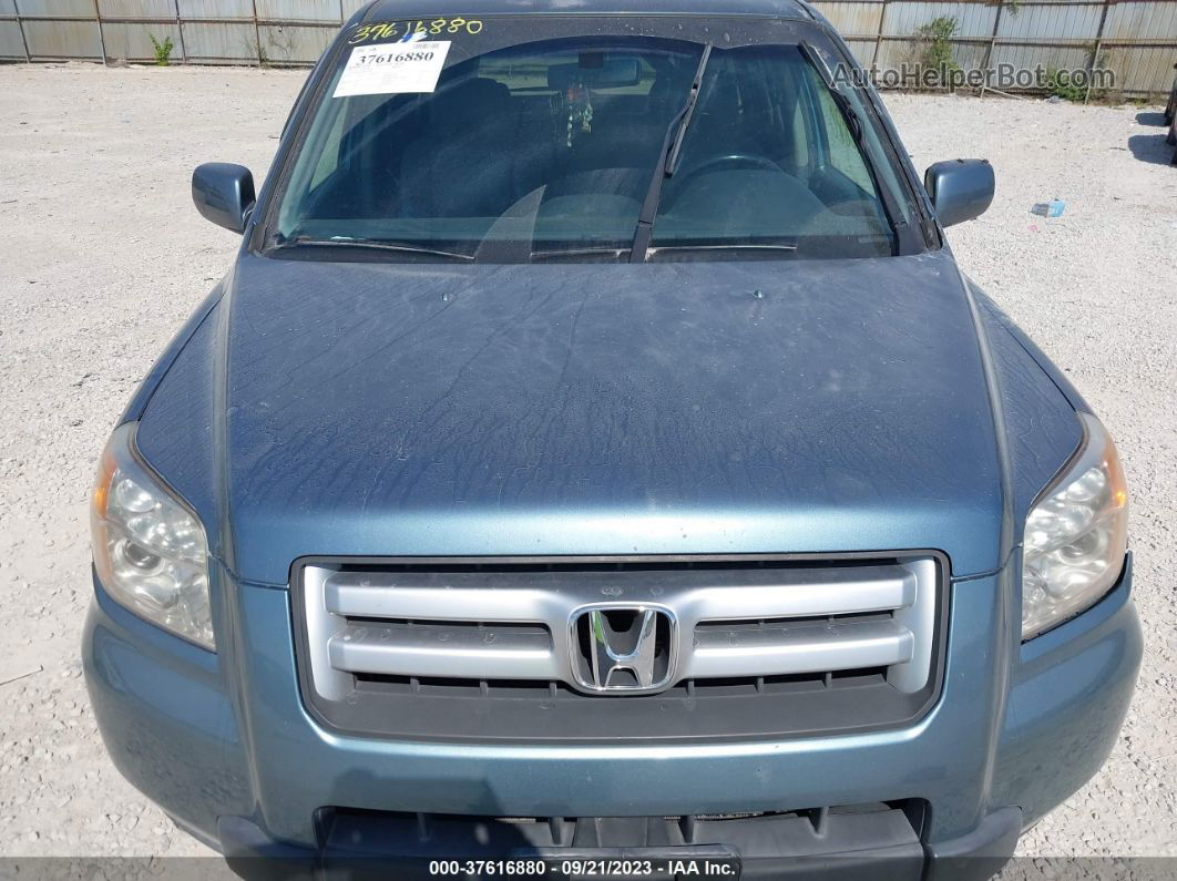 2007 Honda Pilot Ex-l Синий vin: 5FNYF28587B005150