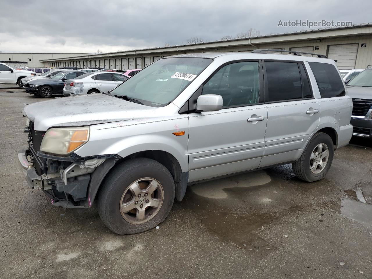 2007 Honda Pilot Exl Black vin: 5FNYF28587B043879