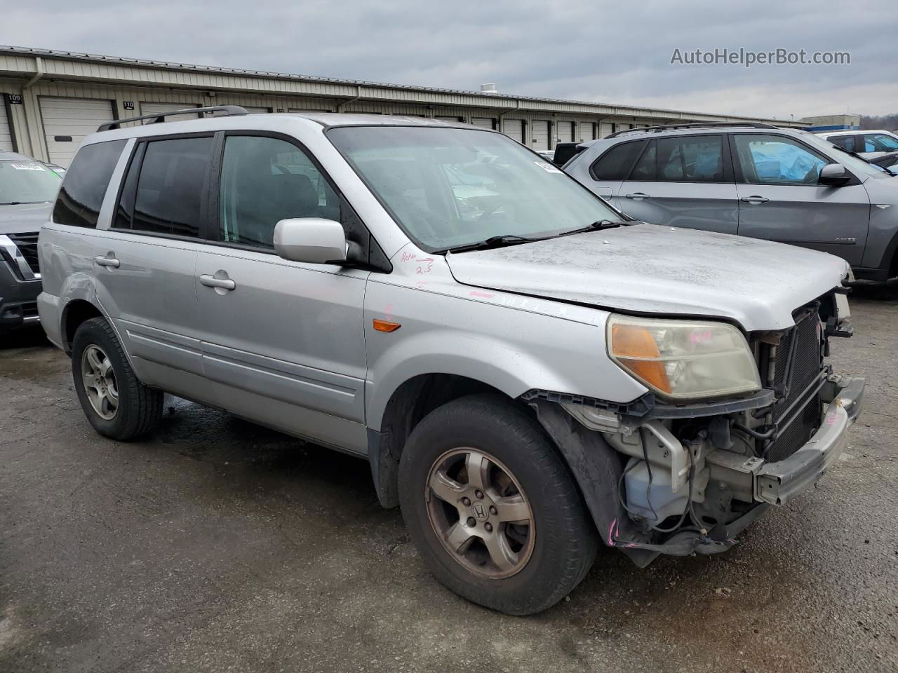 2007 Honda Pilot Exl Черный vin: 5FNYF28587B043879