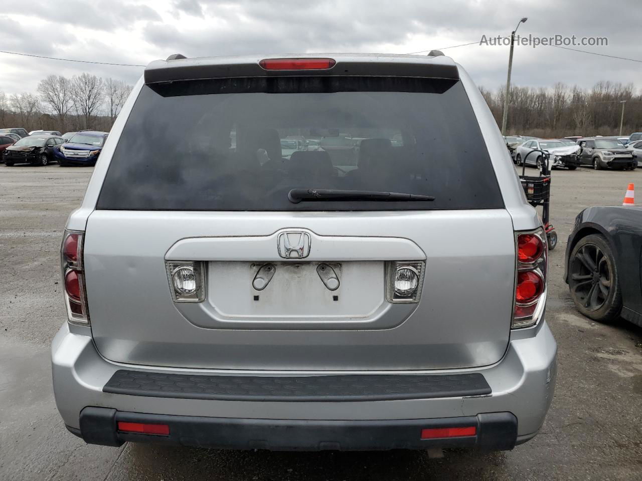 2007 Honda Pilot Exl Черный vin: 5FNYF28587B043879