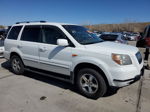 2007 Honda Pilot Exl White vin: 5FNYF28597B004184