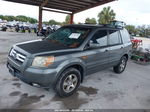 2007 Honda Pilot Ex-l Gray vin: 5FNYF285X7B012181