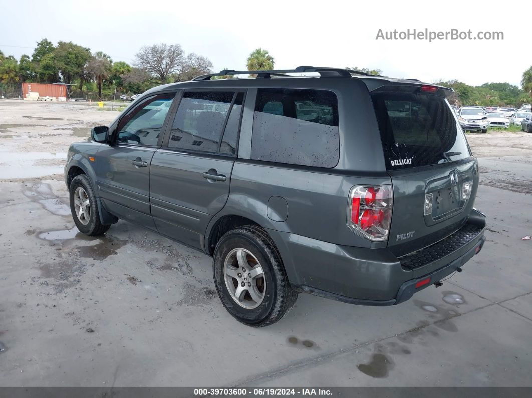 2007 Honda Pilot Ex-l Gray vin: 5FNYF285X7B012181